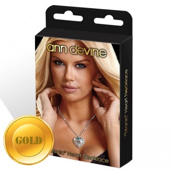 Золотистая цепочка с сердцем "TITANIC" Heart Necklace, Ann Devine