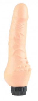 Реалистичный вибратор Hygienically Superior Vibes 7.75" Cliteriffic - 22 см., California Exotic Novelties