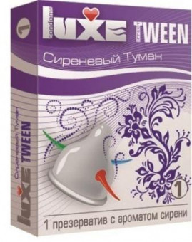 Презерватив Luxe Tween "Сиреневый туман" с ароматом сирени - 1 шт., Luxe