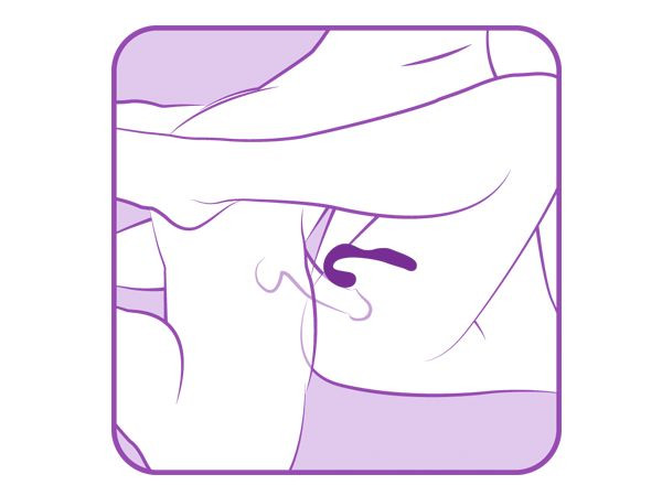 Двусторонний вибратор Mr. Hook на эластичных ремешках , Adrien Lastic Двусторонний вибратор Mr. Hook на эластичных ремешках , Adrien Lastic
