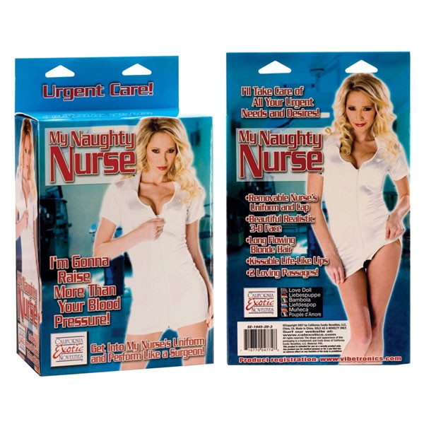 Надувная кукла-медсестра My Naughty Nurse Love Dolls, California Exotic Novelties Надувная кукла-медсестра My Naughty Nurse Love Dolls, California Exotic Novelties