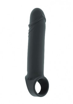 Серая удлиняющая насадка Stretchy Penis Extension No.31, Shots Media BV