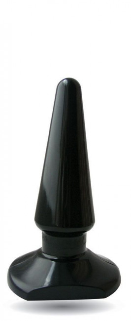 Чёрная анальная пробка ANAL STIMULATOR - 7,7 см., Bior toys Чёрная анальная пробка ANAL STIMULATOR - 7,7 см., Bior toys