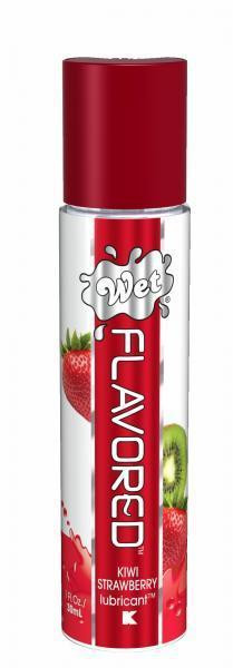 Лубрикант Wet Flavored Kiwi Strawberry с ароматом киви и клубники - 30 мл., Wet International Inc. Лубрикант Wet Flavored Kiwi Strawberry с ароматом киви и клубники - 30 мл., Wet International Inc.