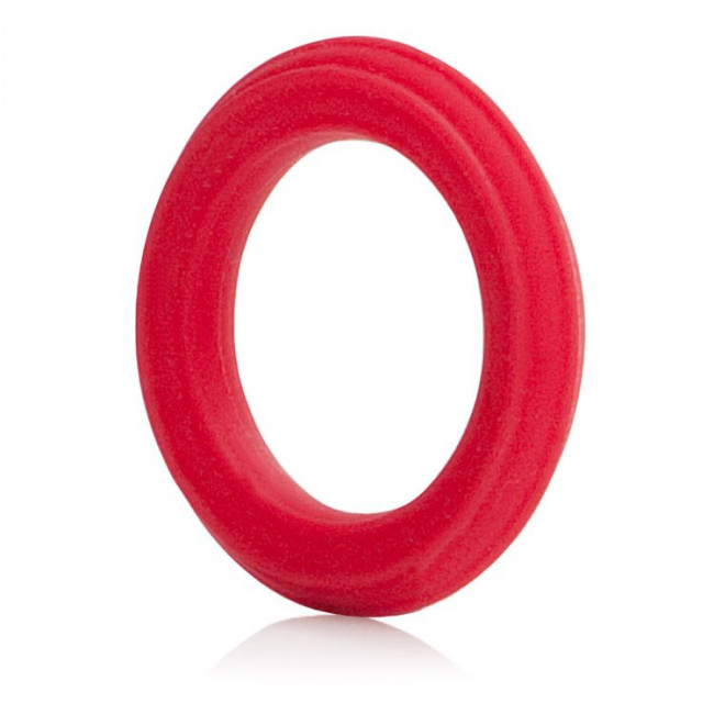 Красное эрекционное кольцо Caesar Silicone Ring, California Exotic Novelties