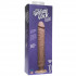 Кофейный вибратор-реалистик The Realistic Cock ULTRASKYN Without Balls Vibrating 10” - 29,2 см., Doc Johnson