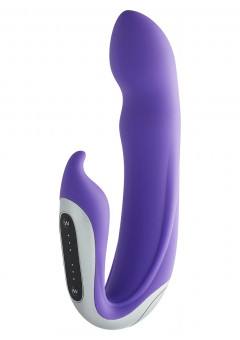 Фиолетовый Hi-tech вибратор NEO Purple - 16 см., Toy Joy