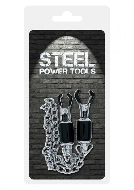 Металлические зажимы для сосков STRONG CHAIN , Steel Power Tools