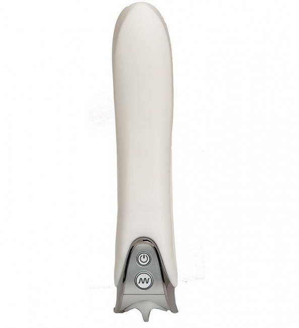 Белый вибромассажер ELATION из серии VIBE THERAPY - 17 см., Vibe Therapy Белый вибромассажер ELATION из серии VIBE THERAPY - 17 см., Vibe Therapy