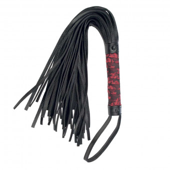 Плетка Scandal Flogger с атласной ручкой, California Exotic Novelties