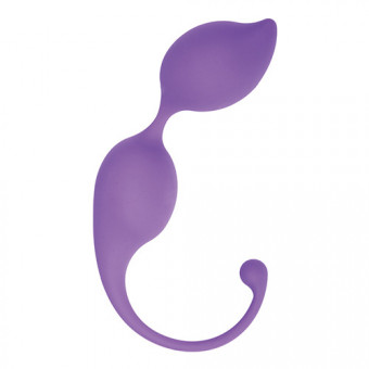 Фиолетовые вагинальные шарики TRIGGER SILICONE PURPLY, Toyz4lovers