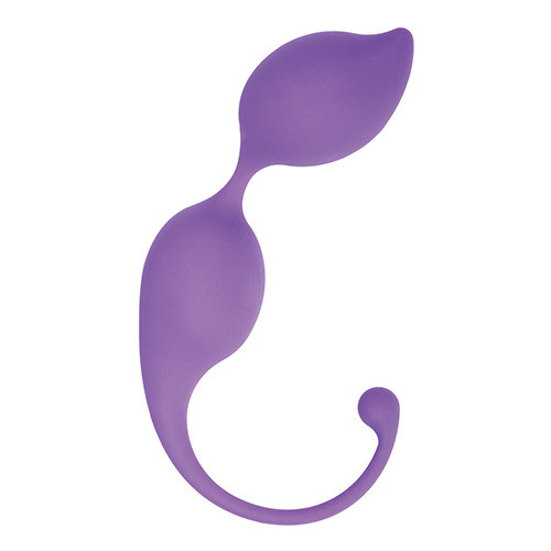 Фиолетовые вагинальные шарики TRIGGER SILICONE PURPLY, Toyz4lovers