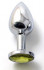 Анальное украшение BUTT PLUG Small с желтым кристаллом - 7 см., Anal Jewelry Plug Анальное украшение BUTT PLUG Small с желтым кристаллом - 7 см., Anal Jewelry Plug
