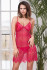 Короткая кружевная сорочка Laguna Deluxe на тонких бретелях, Mia&Mia