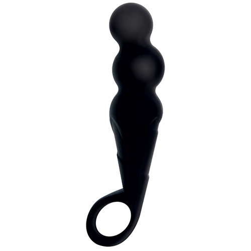 Чёрный анальный стимулятор ASSY THE MAGGOT SILICONE - 14,5 см., Toyz4lovers