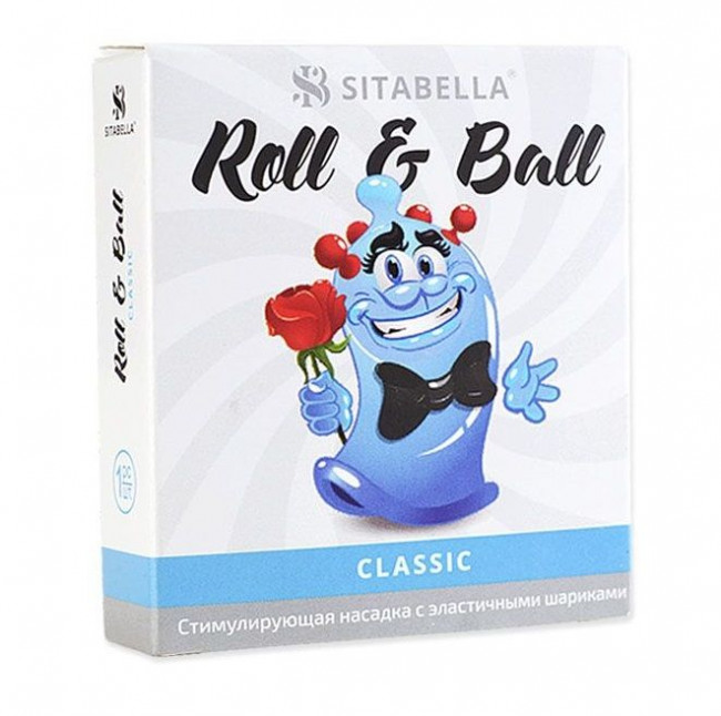 стимулирующий презерватив-насадка Roll & Ball Classic, Sitabella стимулирующий презерватив-насадка Roll & Ball Classic, Sitabella