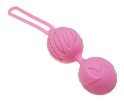 Нежно-розовые вагинальные шарики Geisha Lastic Ball S , Adrien Lastic