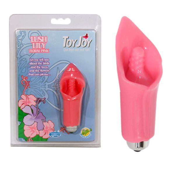 Розовая вибропулька с мягкой оболочкой в форме цветка каллы , Toy Joy Розовая вибропулька с мягкой оболочкой в форме цветка каллы , Toy Joy