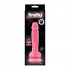 Розовый фаллоимитатор, светящийся в темноте, Firefly 5" Pleasures Dildo - 17 см., NS Novelties