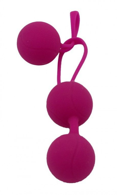 Ярко-розовый набор для тренировки вагинальных мышц Kegel Balls, RestArt