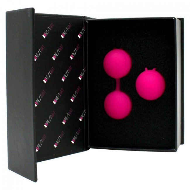 Ярко-розовый набор для тренировки вагинальных мышц Kegel Balls, RestArt