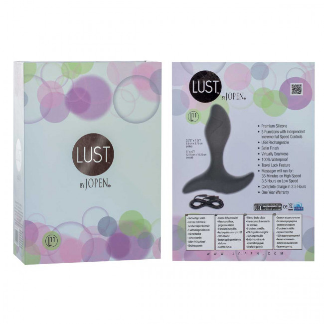 Серый массажер простаты Lust by JOPEN L11, Jopen Серый массажер простаты Lust by JOPEN L11, Jopen