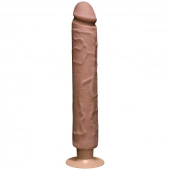 Вибратор-мулат The Realistic Cock ULTRASKYN Without Balls Vibrating 12” - 33,5 см., Doc Johnson
