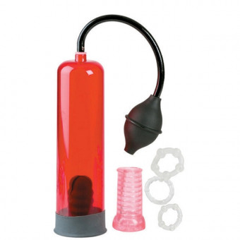 Вакуумная помпа Nicks Masturstroke Kit с аксессуарами, California Exotic Novelties