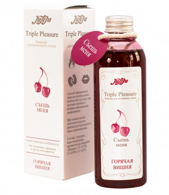 Эликсир Triple Pleasure "Горячая вишня" - 130 гр., JULEJU Эликсир Triple Pleasure "Горячая вишня" - 130 гр., JULEJU