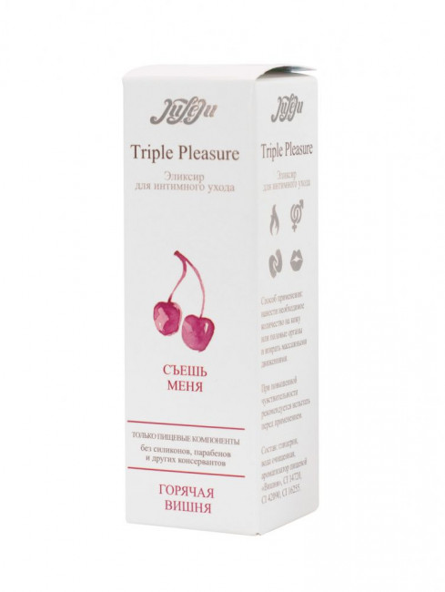 Эликсир Triple Pleasure "Горячая вишня" - 130 гр., JULEJU Эликсир Triple Pleasure "Горячая вишня" - 130 гр., JULEJU