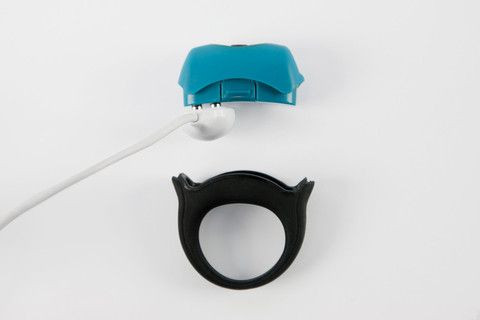 Эрекционное кольцо с вибрацией Polar Night Vibrating Silicone Cock Ring, Topco Sales