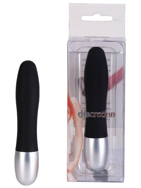 Чёрный мини-вибратор Discretion Probe - 11 см., Seven Creations Чёрный мини-вибратор Discretion Probe - 11 см., Seven Creations