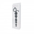 Чёрная анальная цепочка с звеньями-сердечками HEARTY ANAL WAND SILICONE - 18 см., Toyz4lovers Чёрная анальная цепочка с звеньями-сердечками HEARTY ANAL WAND SILICONE - 18 см., Toyz4lovers