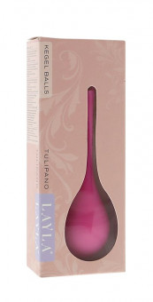 Матовый розовый вагинальный шарик Кегеля Layla Tulipano, Seven Creations