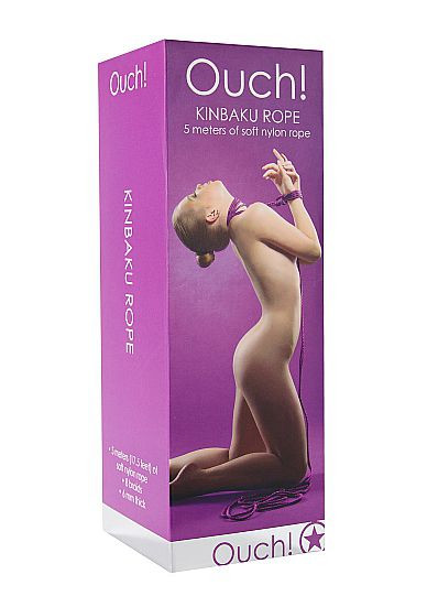 Фиолетовая веревка для бандажа Kinbaku Rope - 5 м., Shots Media BV