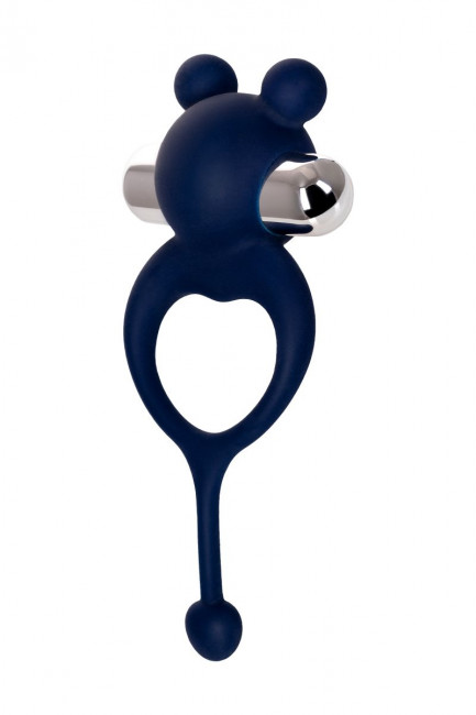 Синее виброкольцо с хвостиком JOS MICKEY, JOS