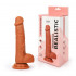 Реалистичный коричневый фаллоимитатор Erowoman, Bior toys