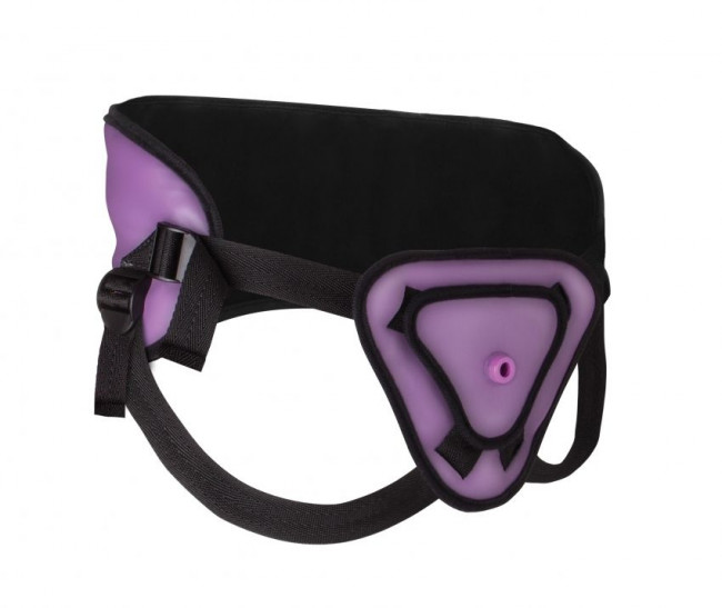 Фиолетовый страпон Deluxe Silicone Strap On 8 Inch - 20 см., Shots Media BV Фиолетовый страпон Deluxe Silicone Strap On 8 Inch - 20 см., Shots Media BV