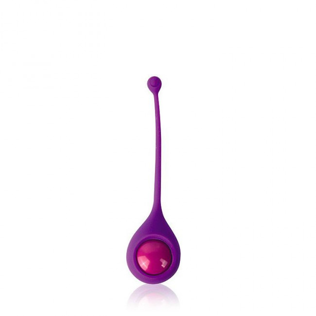 Фиолетовый вагинальный шарик со смещенным центром тяжести Cosmo, Bior toys