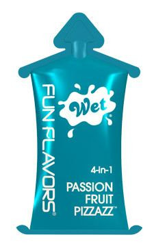 Разогревающий лубрикант Fun Flavors 4-in-1 Passion Fruit Pizzazz с ароматом маракуйи - 10 мл., Wet International Inc. Разогревающий лубрикант Fun Flavors 4-in-1 Passion Fruit Pizzazz с ароматом маракуйи - 10 мл., Wet International Inc.