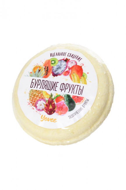 Бомбочка для ванны «Бурлящие фрукты» с ароматом экзотических фруктов - 70 гр., ToyFa