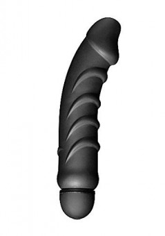 Ребристый анальный вибратор 5 Speed Silicone Vibe - 24 см., XR Brands
