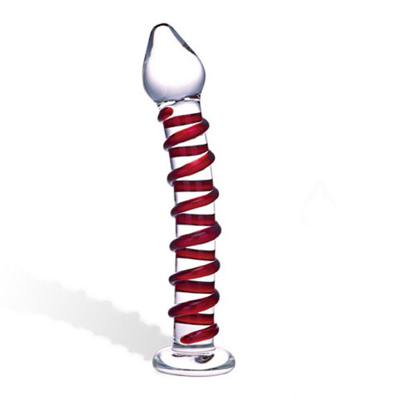 Фаллоимитатор из стекла ручной работы Mr. Swirly, 20 см, Glas Фаллоимитатор из стекла ручной работы Mr. Swirly, 20 см, Glas