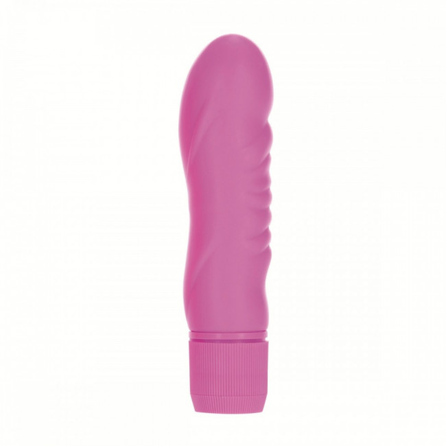 Розовый вибратор First Time Silicone Stud - 13 см., California Exotic Novelties Розовый вибратор First Time Silicone Stud - 13 см., California Exotic Novelties