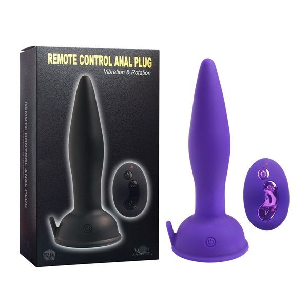 Фиолетовый анальный вибростимулятор Remote Control Anal Plug - 17,5 см. Фиолетовый анальный вибростимулятор Remote Control Anal Plug - 17,5 см.