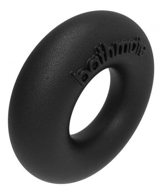 Чёрное эрекционное кольцо Barbarian, Bathmate