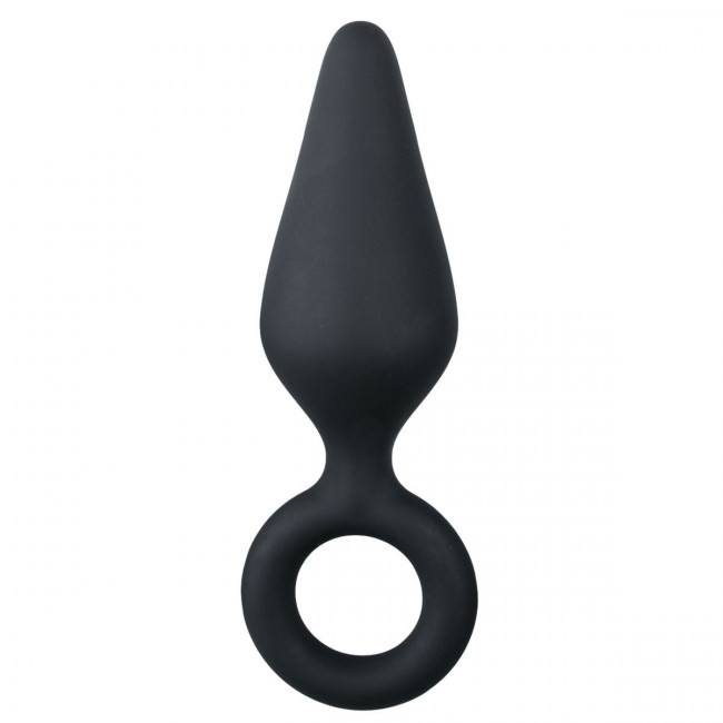 Черная анальная пробка Pointy Plug - 15,5 см. Черная анальная пробка Pointy Plug - 15,5 см.