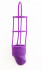 Фиолетовая насадка на пенис Ribbed Cockcage Purple , Shots Media BV