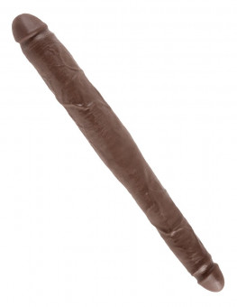 Двусторонний коричневый дилдо 16" Tapered Double Dildo - 40,6 см., Pipedream