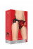 Красный страпон Deluxe Silicone Strap On 8 Inch - 20 см., Shots Media BV